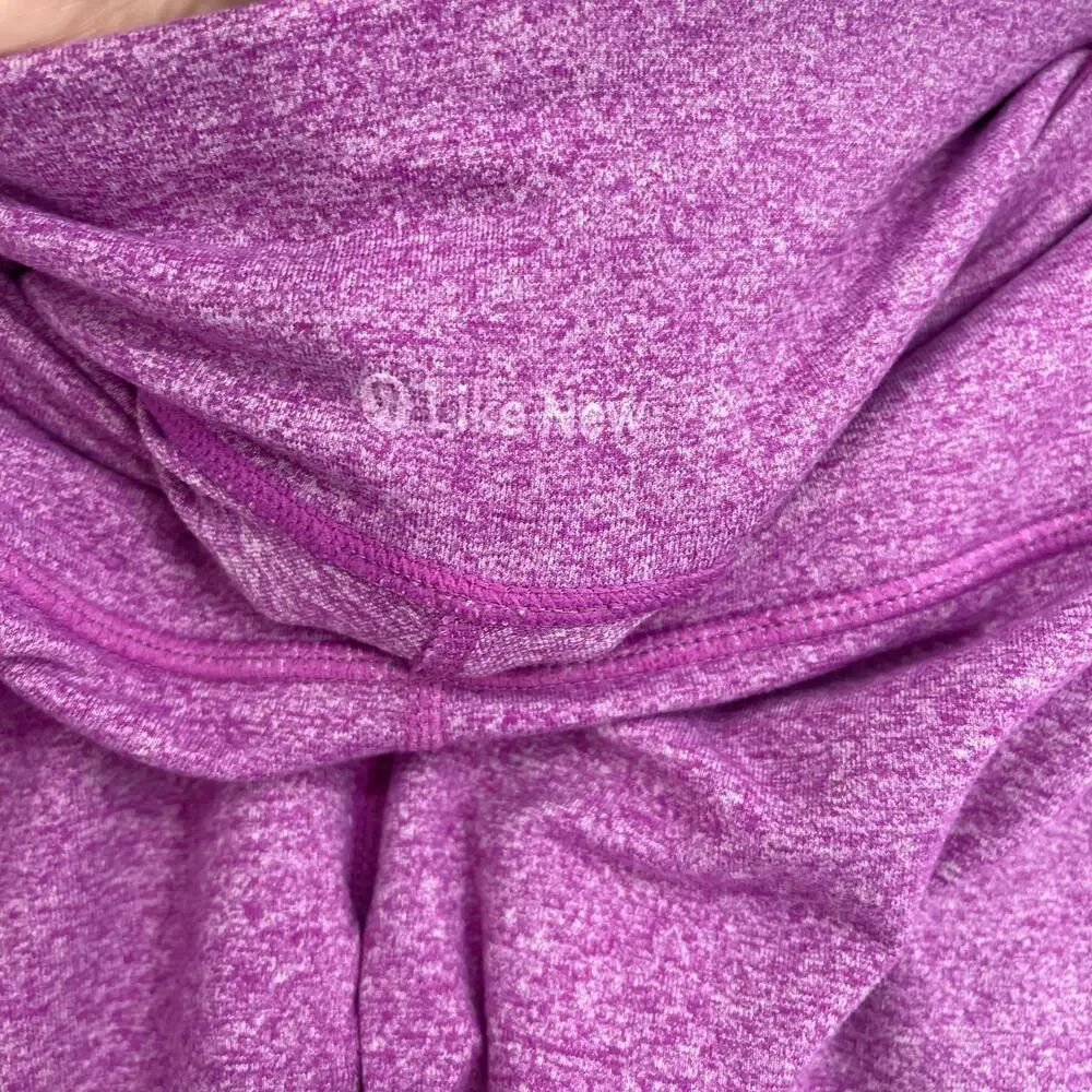 Lululemon Wunder Under Crop Leggings Heathered Pink Size 6‎